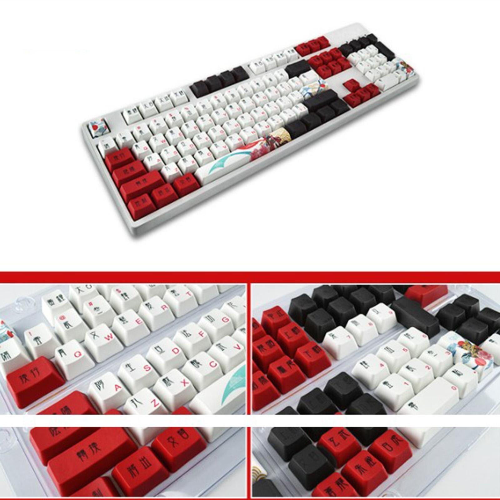 123 Keys PBT  for 61 64 68 87 96 98 108  Sublimation