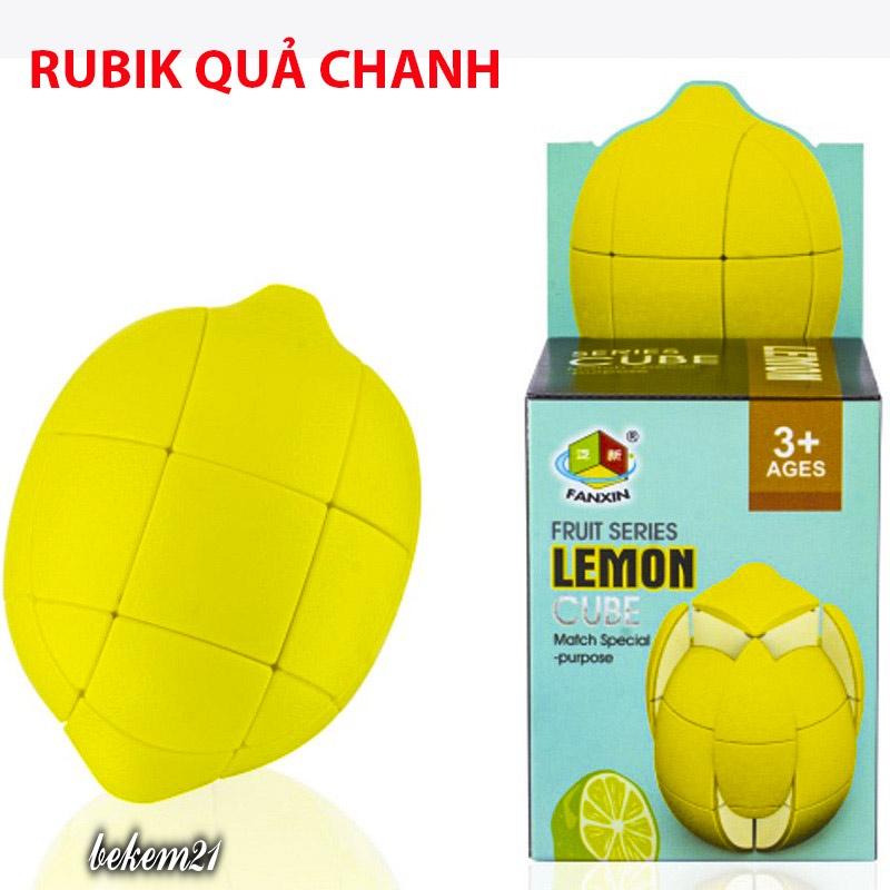 (SIÊU BIẾN THỂ) Rubik quả chanh Fanxin Lemon Cube 3x3 Rubik hoa quả cao cấp (hách IQ mạnh