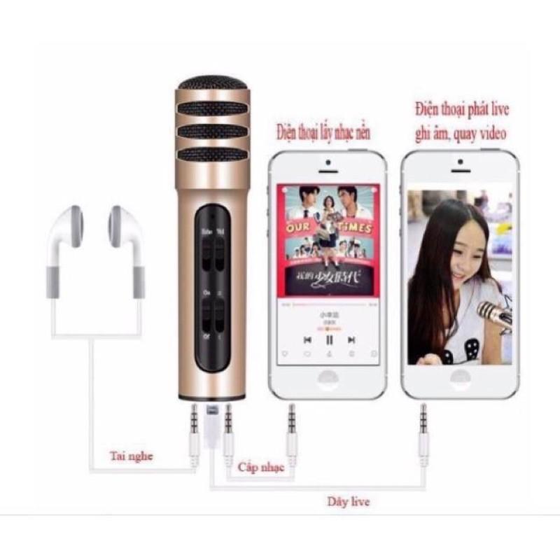 Micro thu âm C7 siêu nhẹ siêu hay