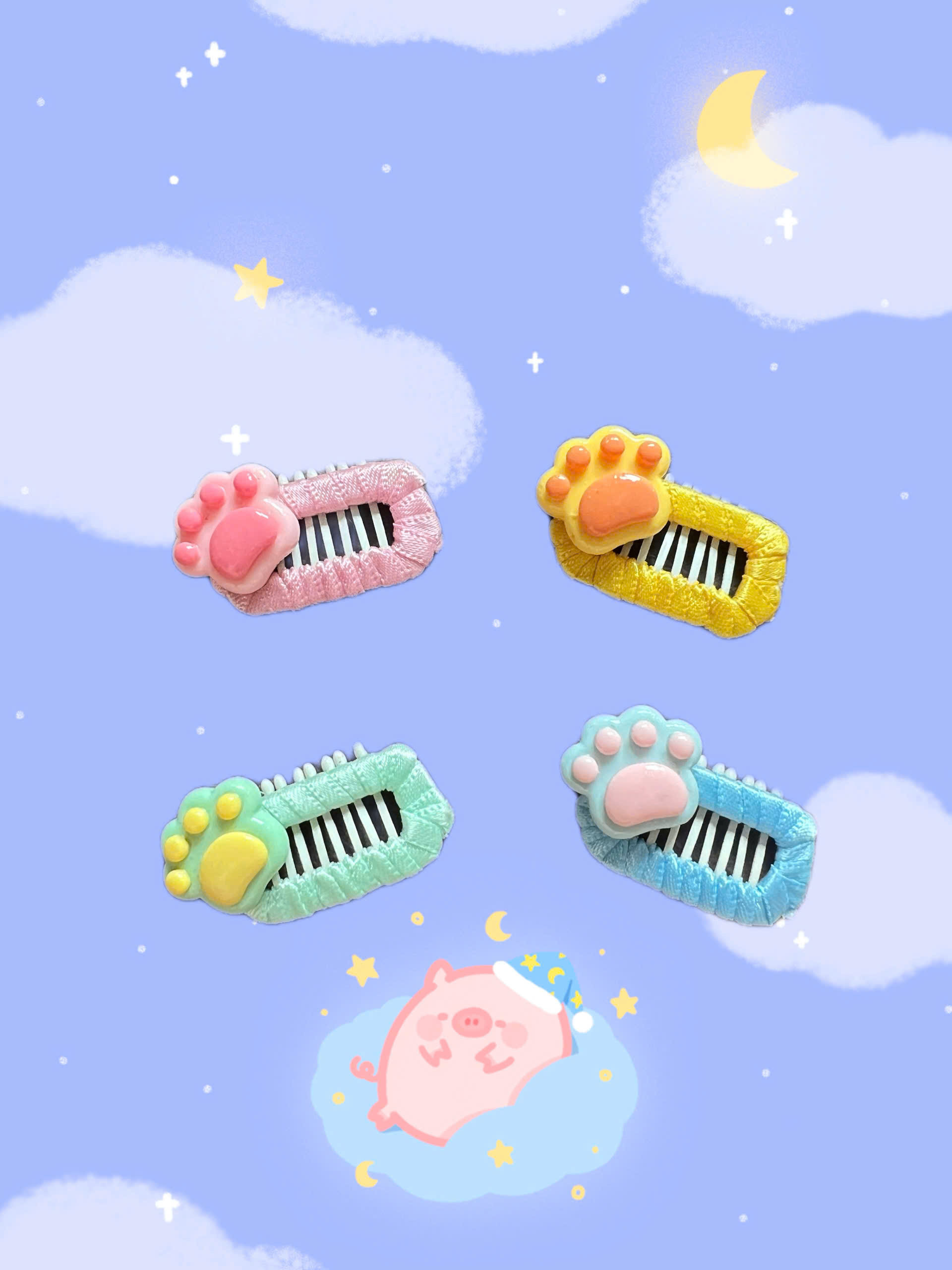 NƠ KẸP TÓC BUỘC TÓC CÀI TÓC CHÂN CHÓ MÈO THỜI TRANG DỄ THƯƠNG MÃ 37 CHO THÚ CƯNG CHÓ MÈO