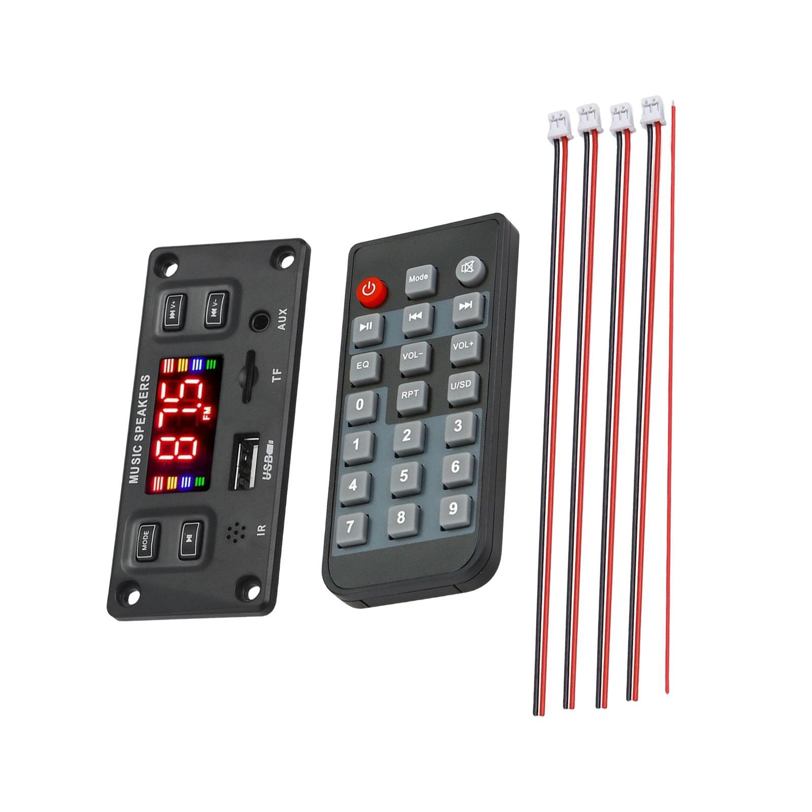 BT 5.0 MP3 Player Decoding Board Audio Transceive Speaker 2x60W for Home