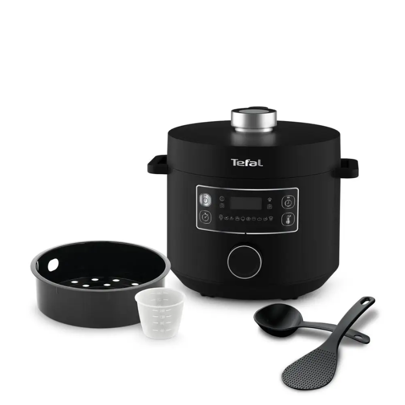 Nồi Áp Suất Đa Năng Tefal CY754830 Turbo Cuisine, 5 Lít, 10 Chương Trình - Hàng chính hãng