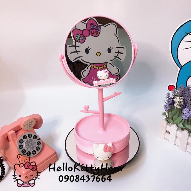 gương 2 mặt Hello kitty