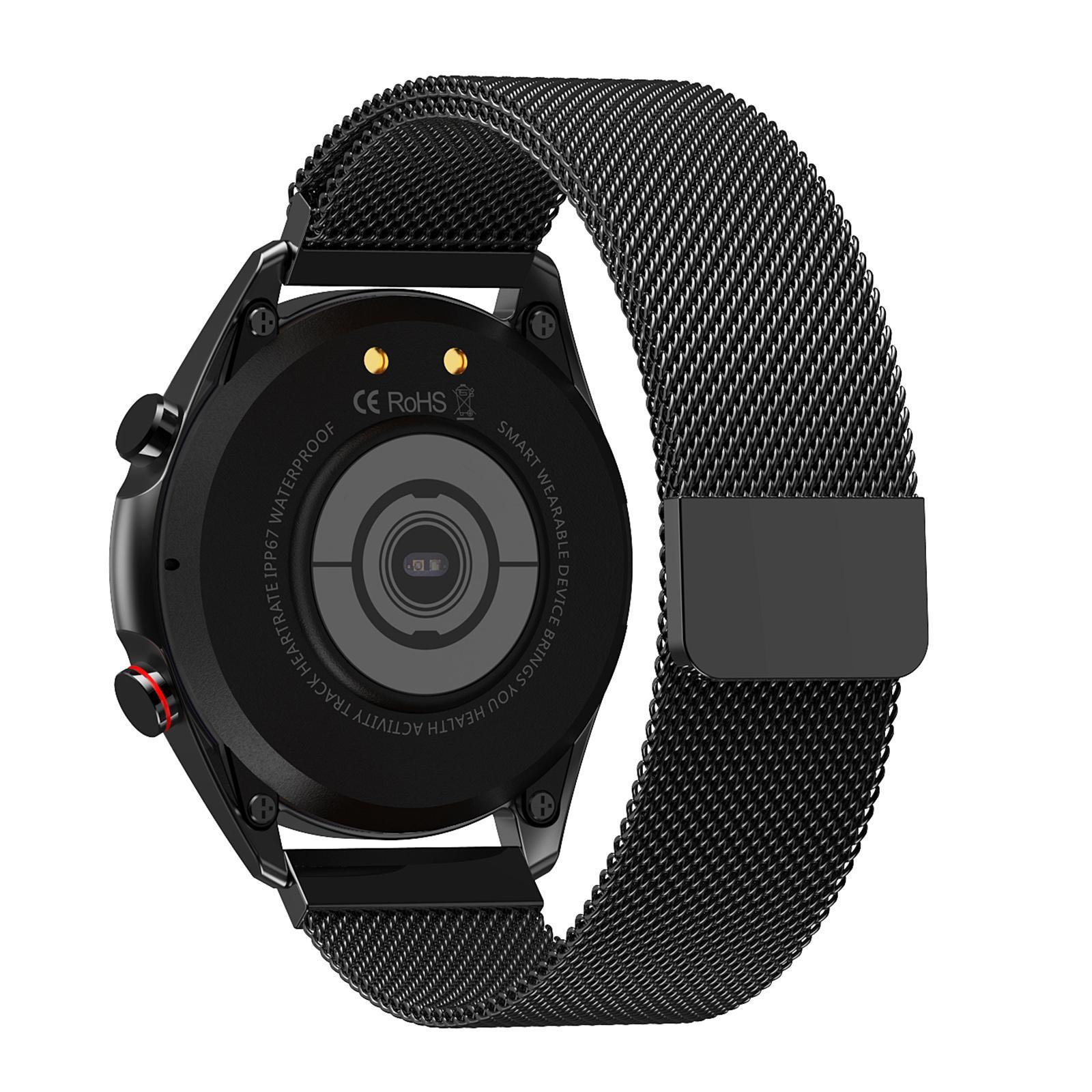 M98 Fashion Sports Men Smart Watch Waterproof Bluetooth Black 01