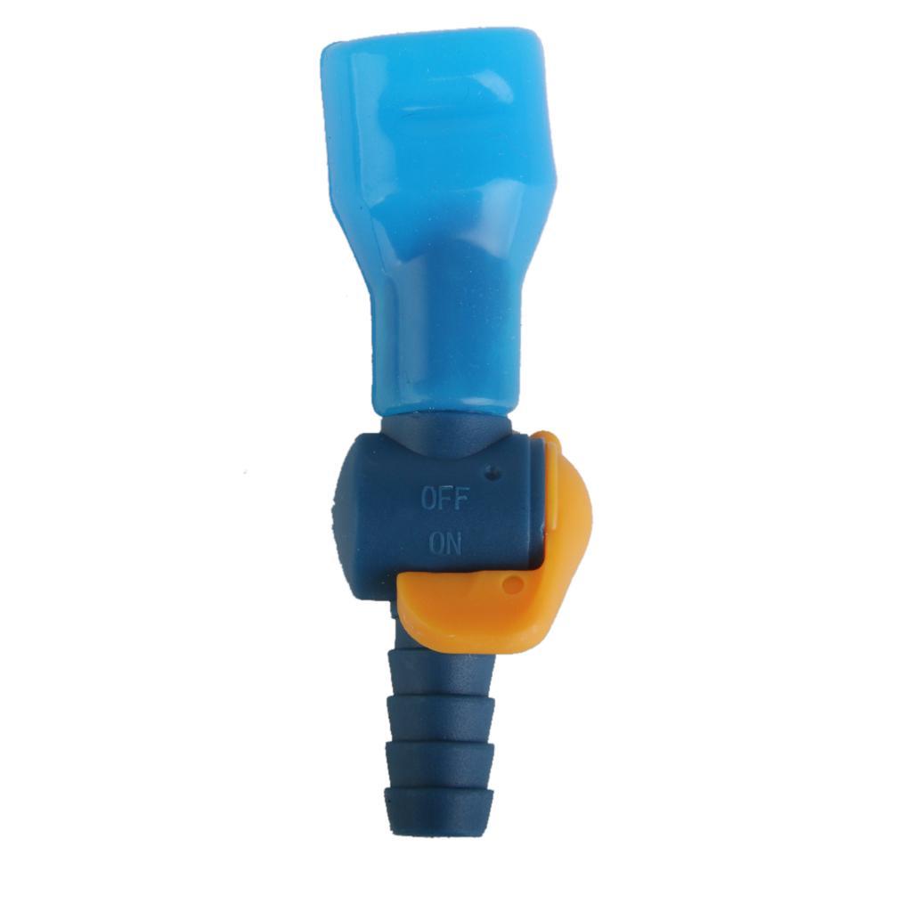 Hydration Backpack Water Bladder Bag Straight Suction Nozzle with Switch + Silicone Mouthpiece