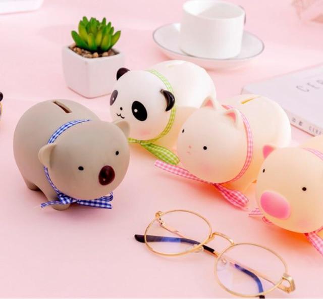 Thú xinh đựng tiền siêu cute - Heo đất tiết kiệm sáng tạo - Trang trí phòng dễ thương - Quà tặng cực ý nghĩa giá rẻ