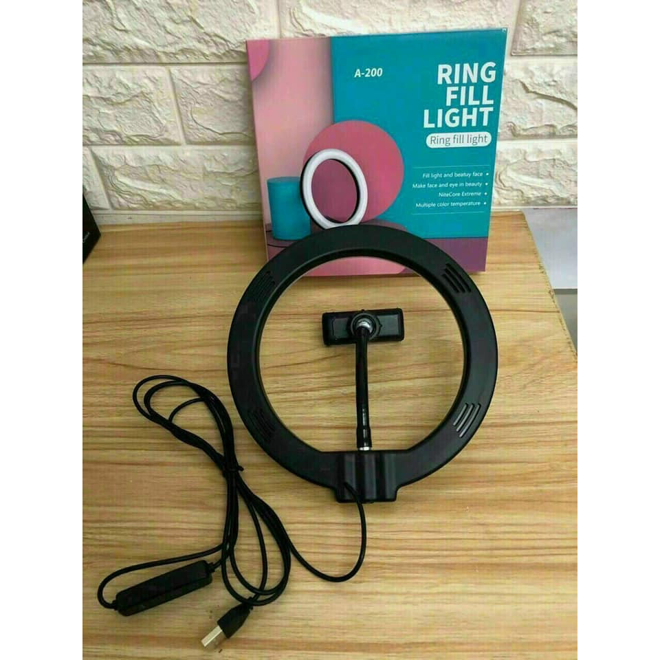 Đèn Led tròn LiveStream 20 CM - Trang điểm - Chụp ảnh - Xăm nghệ thuật - Siêu sáng - Có nút chỉnh 3 chế độ sáng