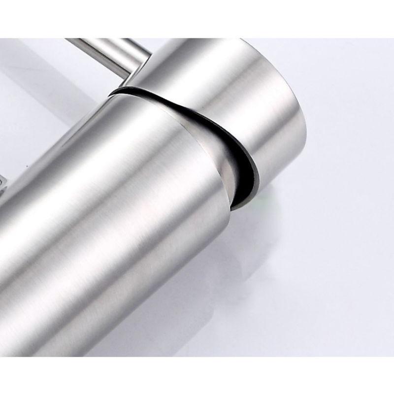 Vòi lavabo nóng lạnh dương bàn inox 304