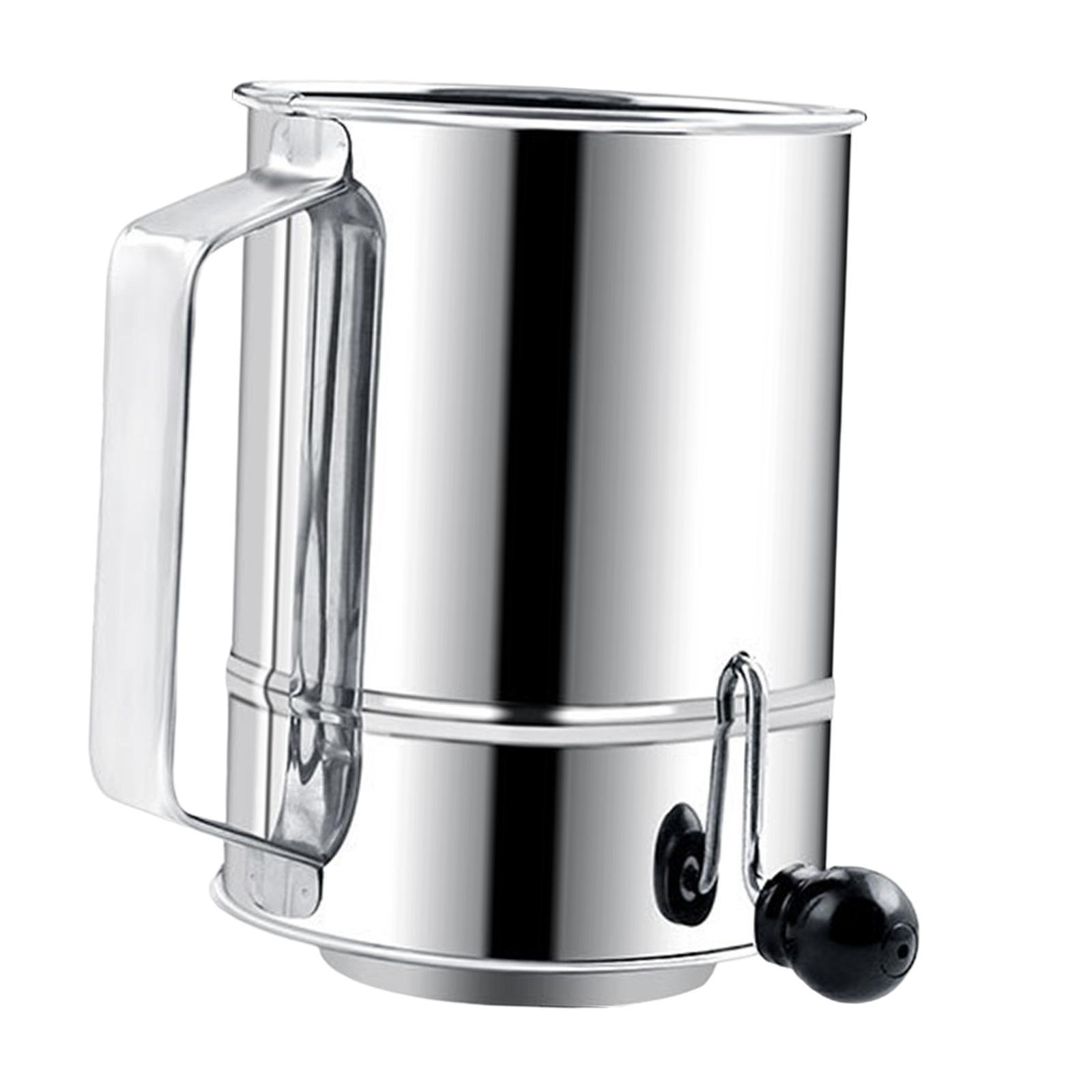 Handheld Baking Sieve Cup Kitchen Gadgets Baking Sugar Sifter for Baking Supplies