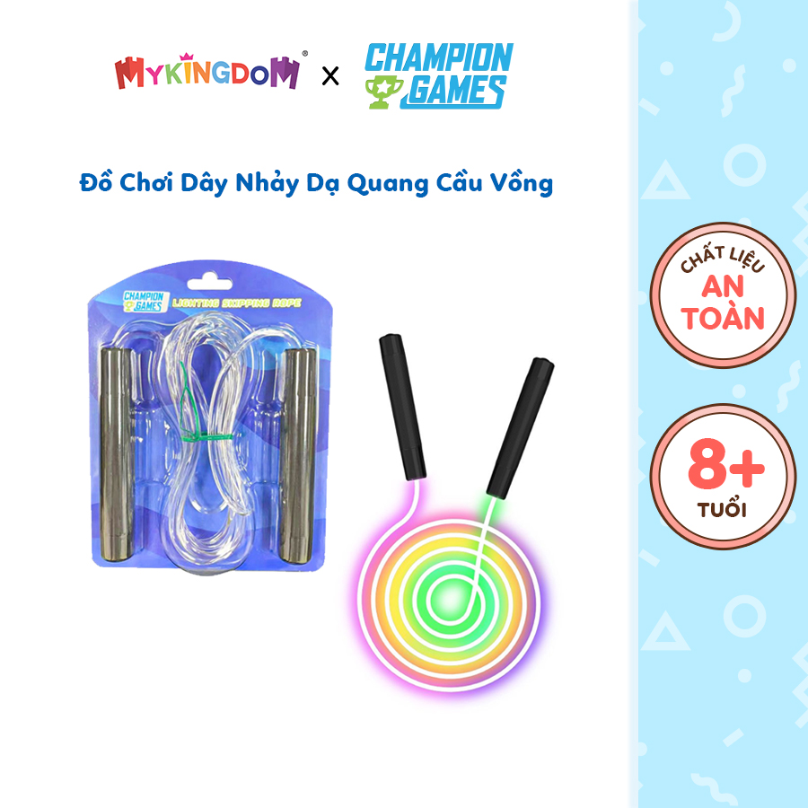 Đồ Chơi CHAMPION GAMES  Dây Nhảy Dạ Quang Cầu Vồng CPG92201