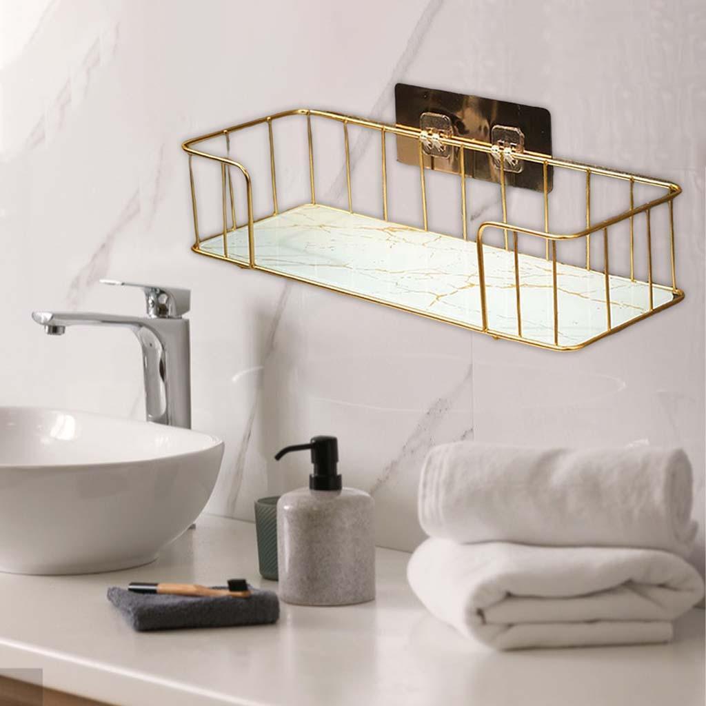 Wall Mounted Bathroom Trays Cosmetic Storage Rack for Home Toilet Bathroom Accessories