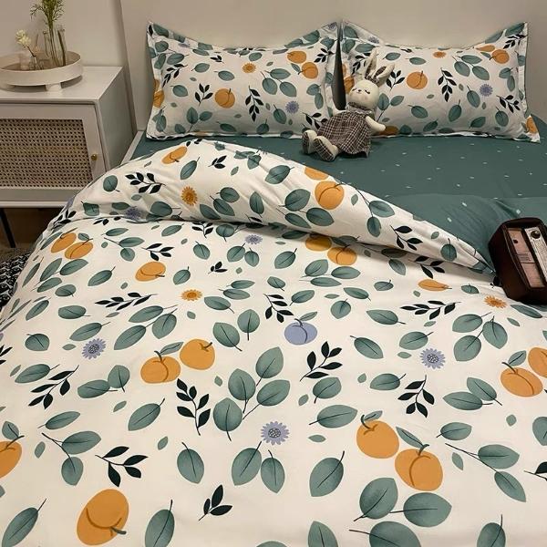 Trọn bộ 4 món cotton poly hàng nhập khẩu nguyên set.Mẫu 15