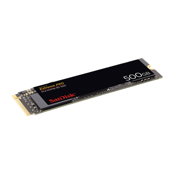 Ổ cứng gắn trong SanDisk Extreme PRO M.2 NVMe 3D SSD, 500GB, Read 3,400MB/s, Write 2,500MB/s, 5Y_SDSSDXPM2-500G-G25 - Hàng Chính Hãng