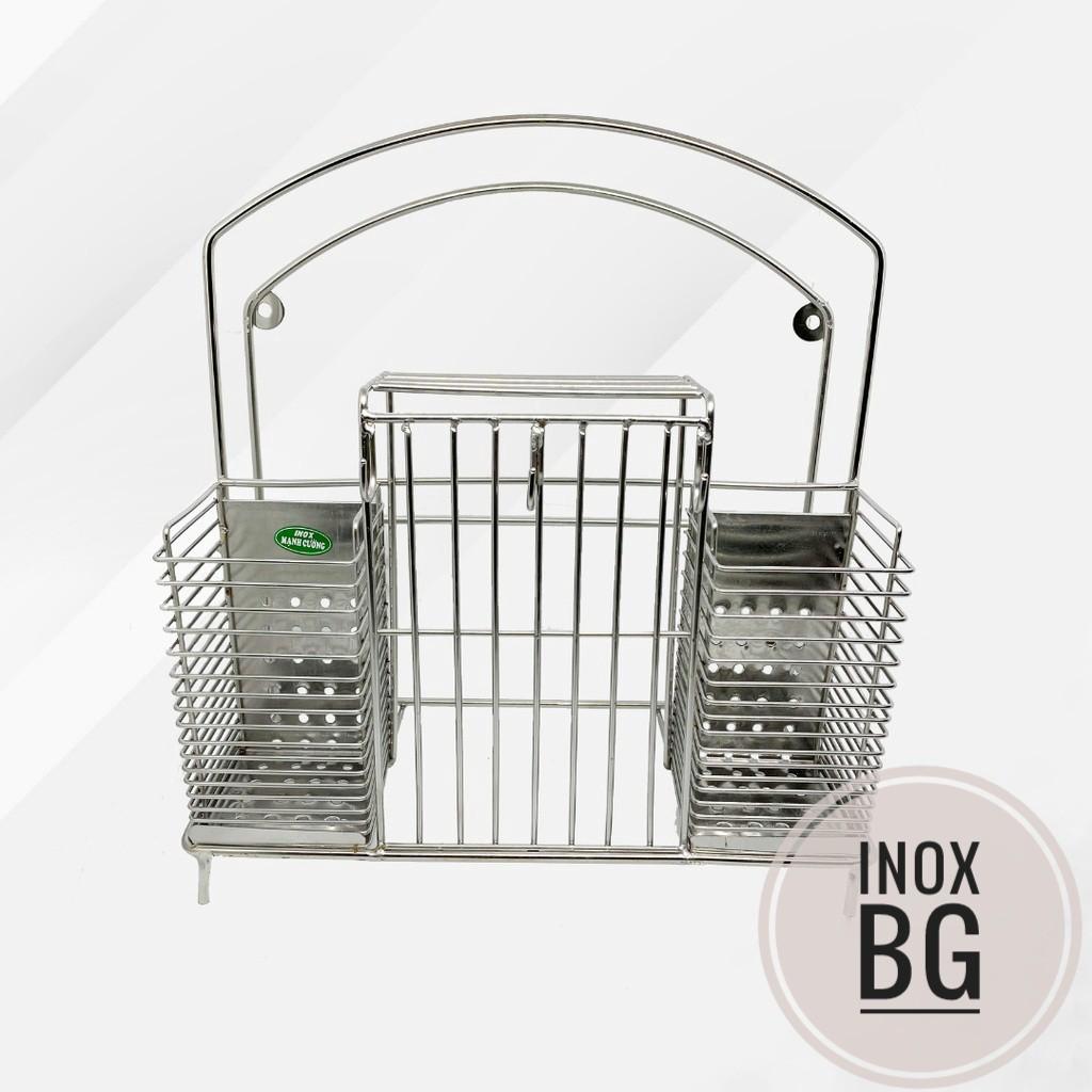 Kệ gài dao thớt đũa đa năng inox không gỉ