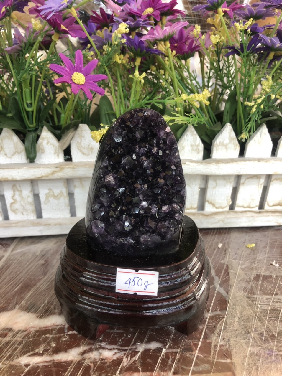 Hang Hốc phong thủy đá thạch anh tím hút tài lộc