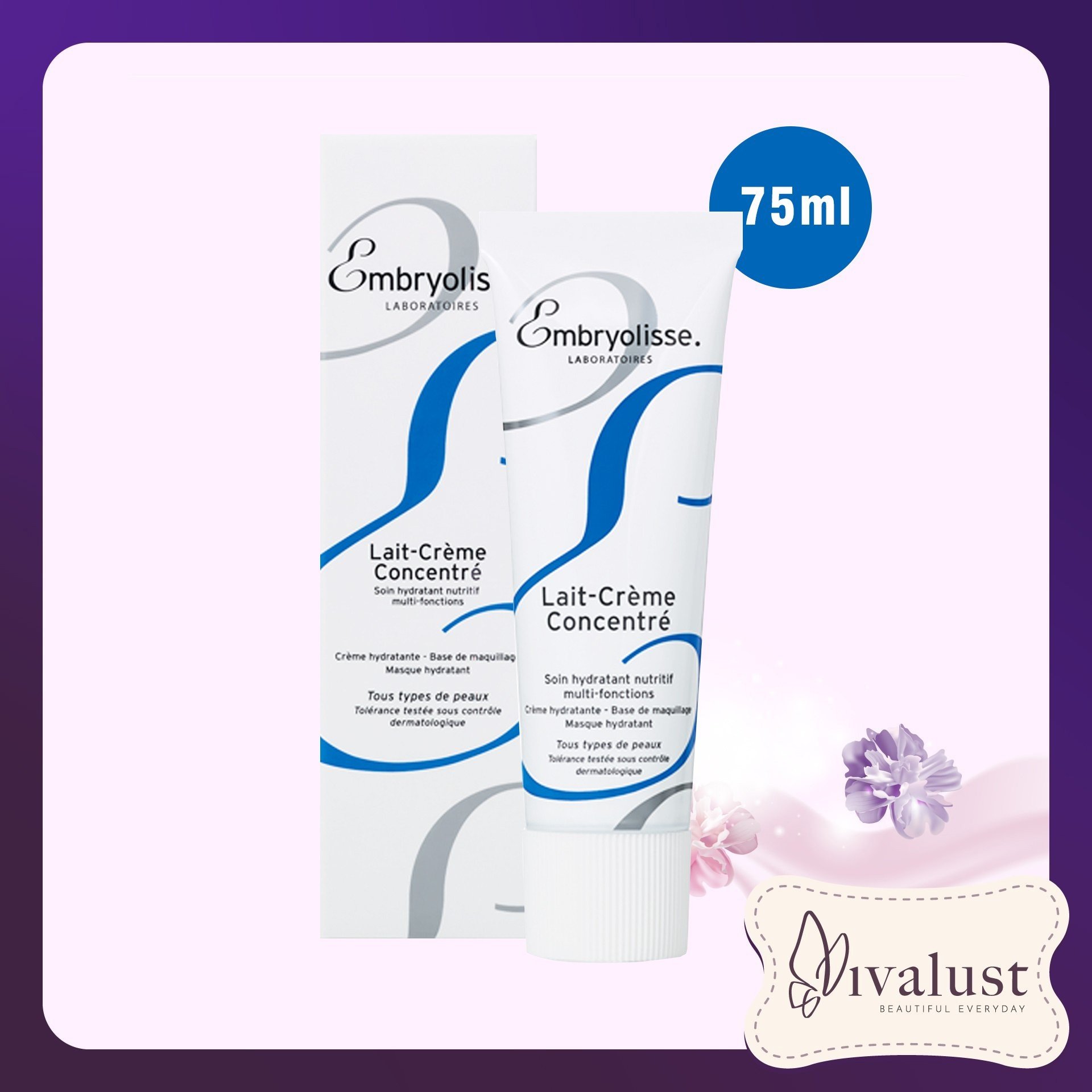 Kem Dưỡng Phục Hồi Embryolisse Lait-Crème Concentré 75ml