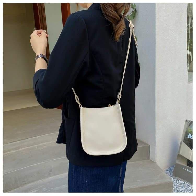 Túi xách đeo chéo nữ mini đựng điện thoại màu sắc basic dễ phối đồ phong cách hàn quốc giá rẻ đẹp