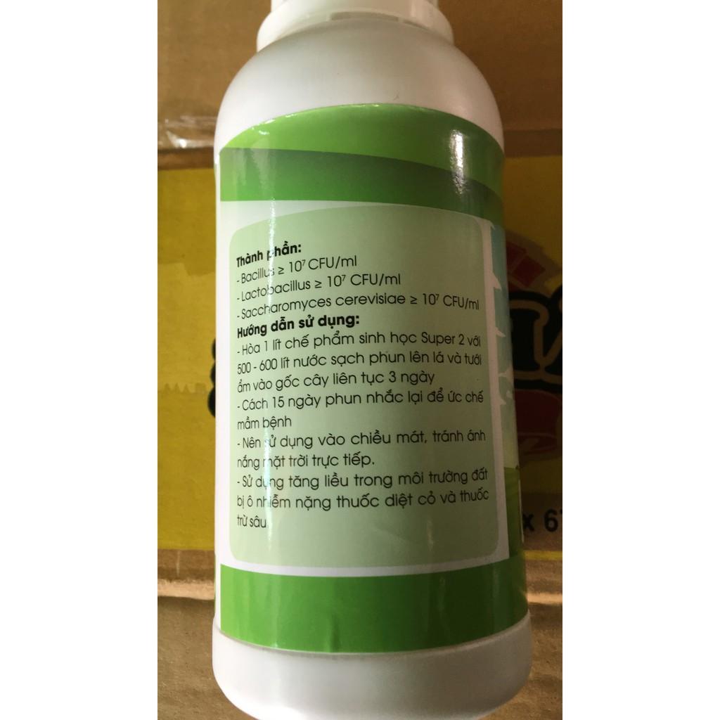 Chế phẩm Sinh học xua đuổi ốc sen ruồi vàng kiến Super 02 lọ 500ml