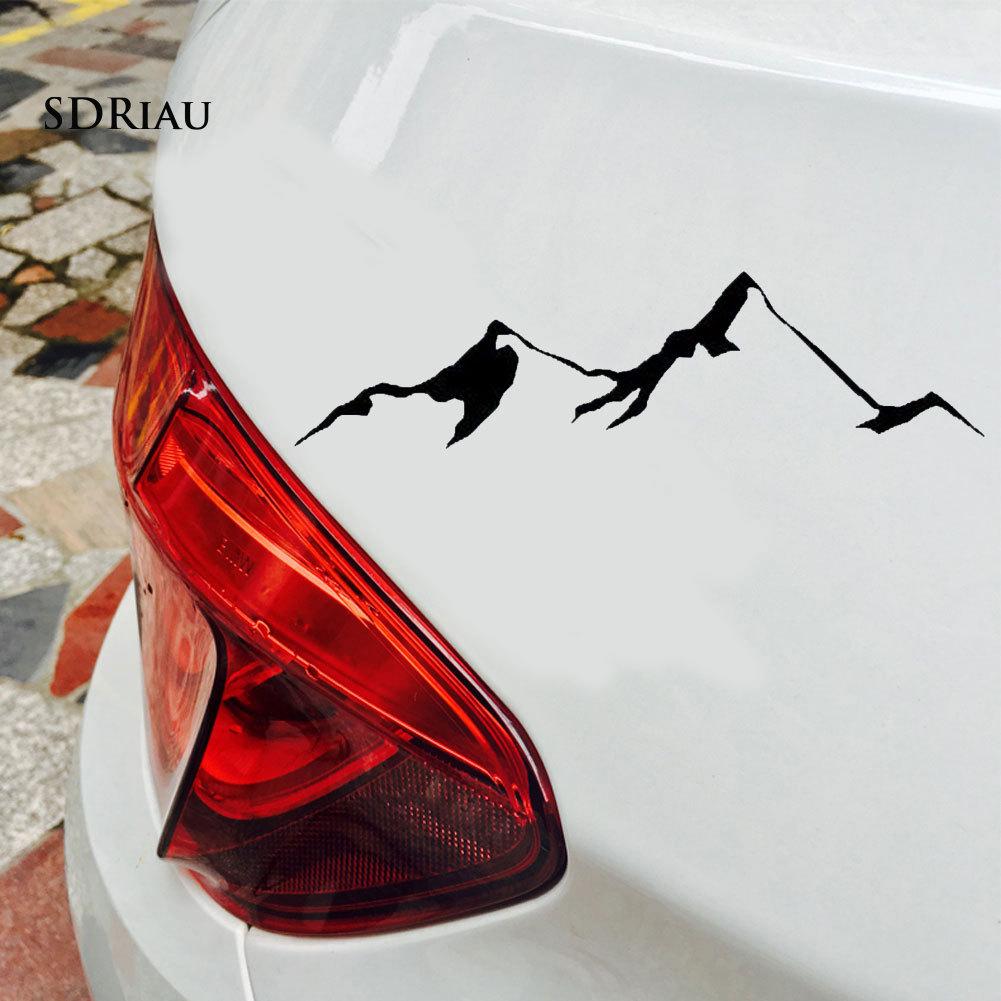 Sticker Dán Trang Trí Xe Hơi Hình Ngọn Núi