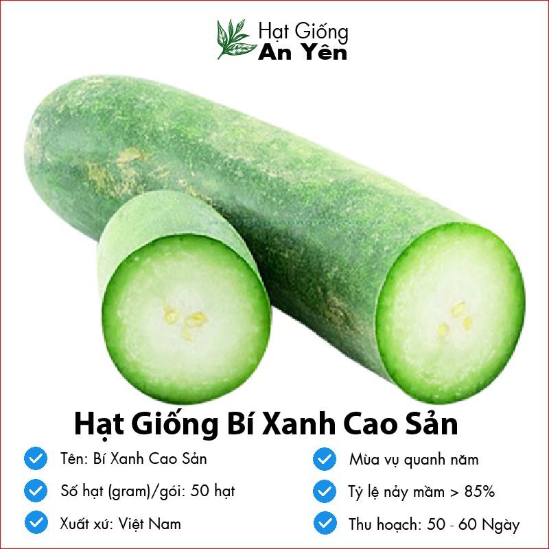 Hạt giống Bí Đao Xanh Cao Sản thu hoạch sớm, dễ trồng, nảy mầm cao, sinh trưởng khoẻ