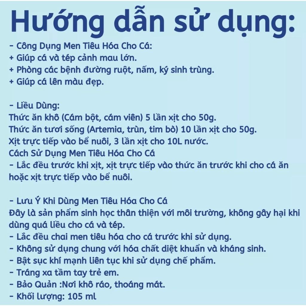 Vi sinh KoiKa BAC+ Vi Sinh tiêu hóa cho cá và tép cảnh thủy sinh