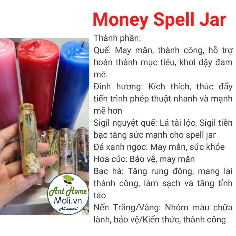 Sigil Nguyệt Quế &amp; Spell Jar (Tình Yêu, May Mắn, Tiền Tài, Bảo Vệ...)