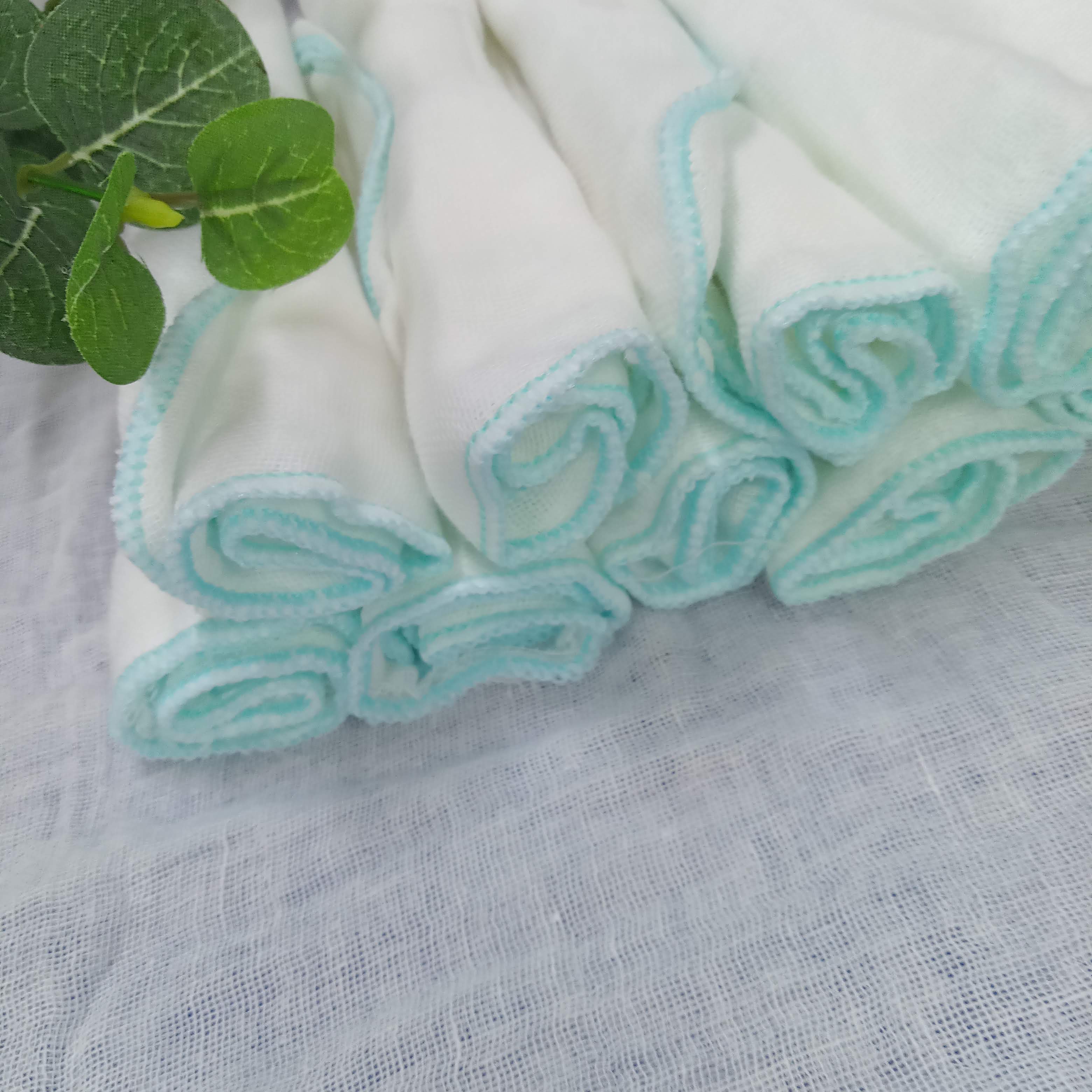 Bịch 20 Khăn sữa vải gạc Nhật Trung 3 lớp 25x30cm 100% cotton (Đồ dùng vệ sinh cho bé) CCGNT3_SUNBABY