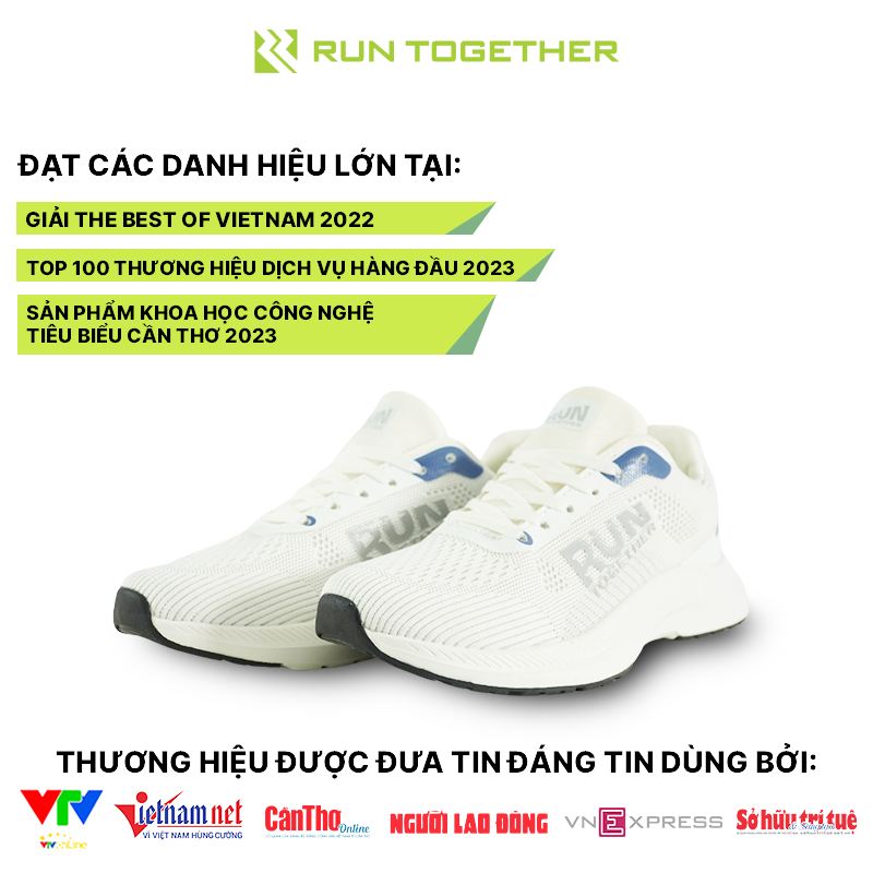 Giày Chạy Bộ Nam Nữ Chính Hãng Run Together Công Nghệ Gắn Chip Thông Minh Siêu Nhẹ Siêu Bền | RT05