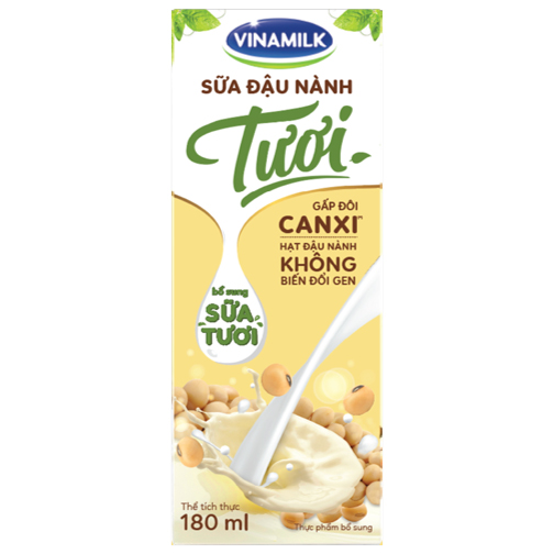 Thùng 48 Hộp Sữa đậu nành tươi Vinamilk 180ml