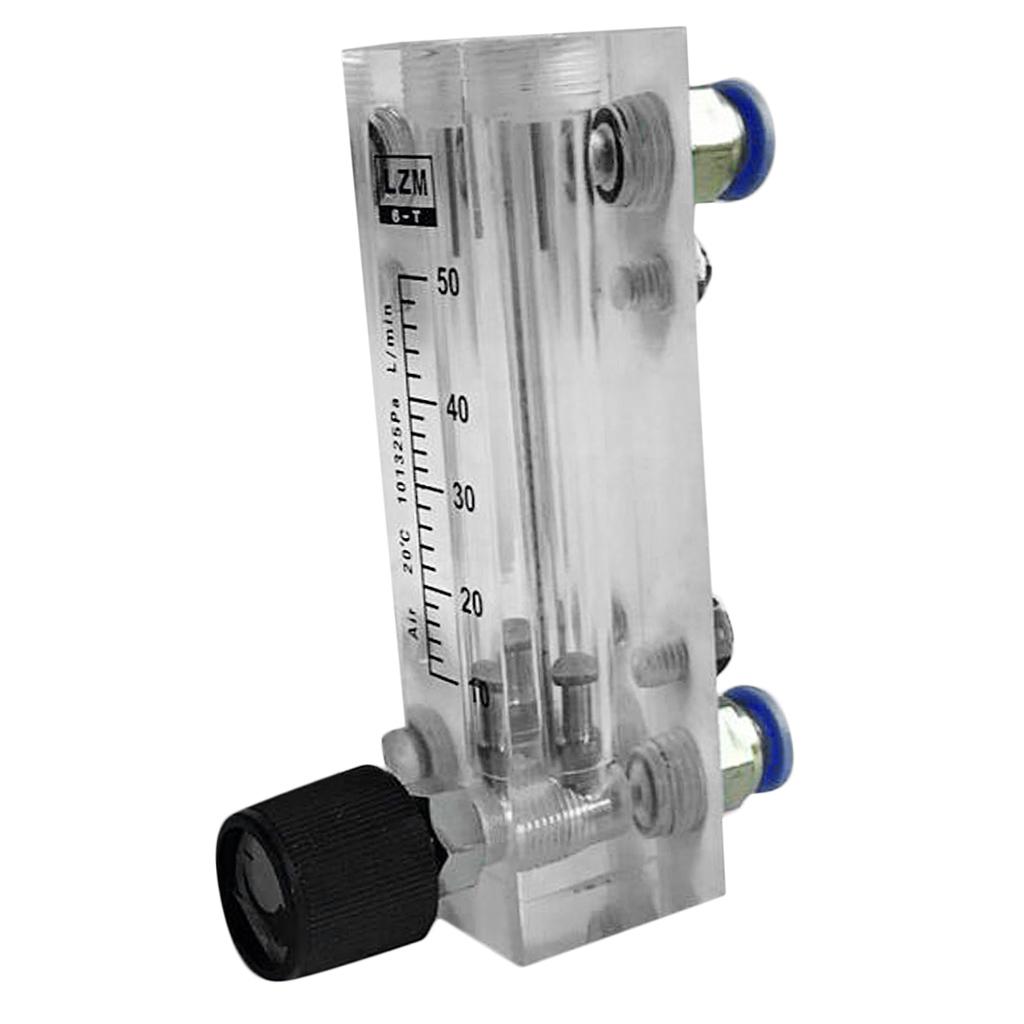 Máy đo Lưu Lượng Cánh Quạt Thủy Tinh 1 Cái Máy đo Lưu Lượng Nitơ 102mm Cho Oxy Trong Nước