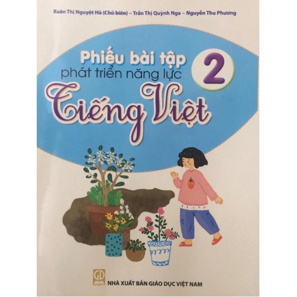 Sách - Phiếu bài tập phát triển năng lực Tiếng việt lớp 2