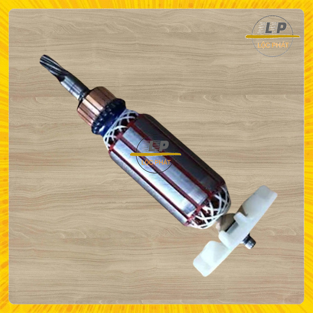 Rotor máy tời điện than loại 9 Răng - Đường kính 41mm