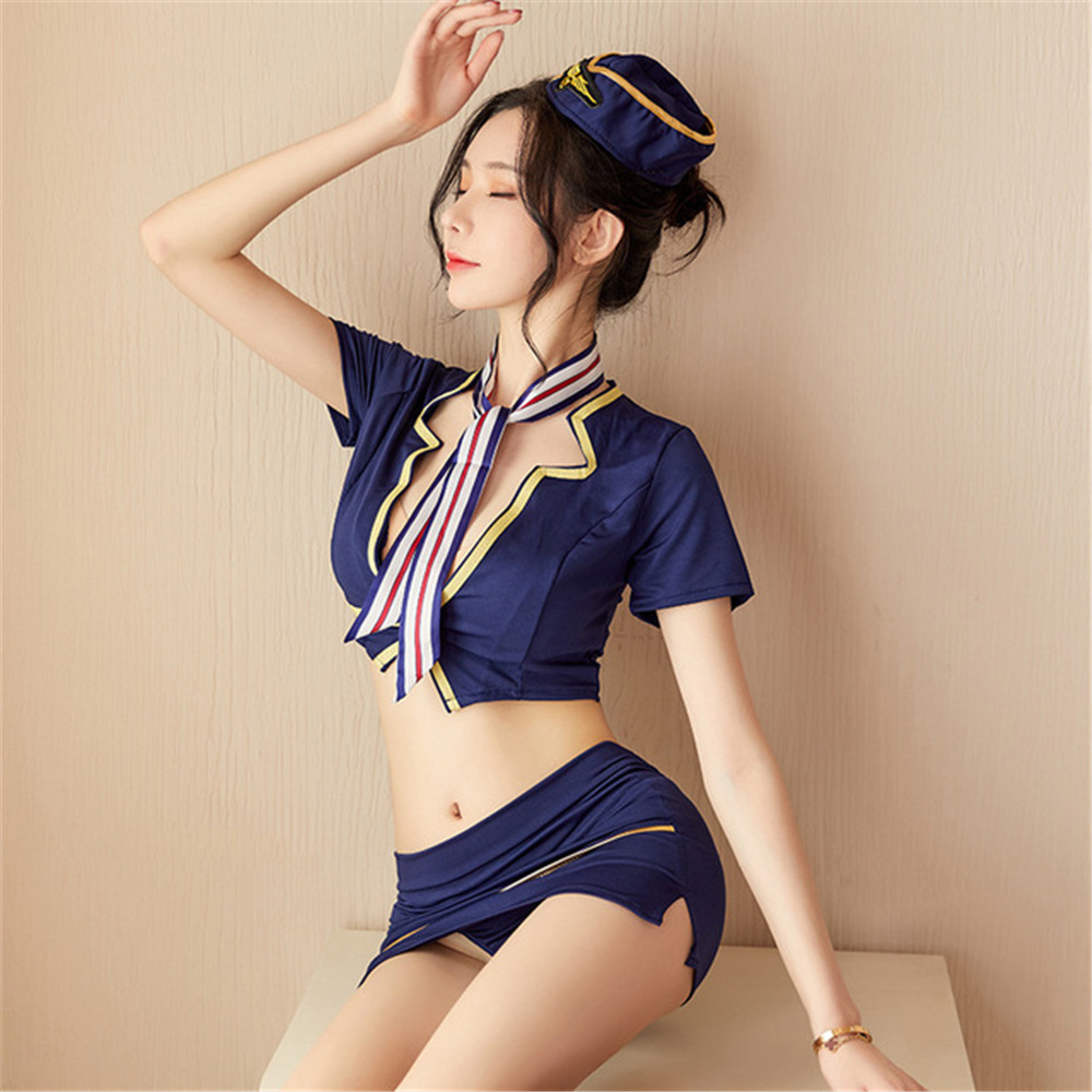 Đồ ngủ cosplay nữ phi công sexy gợi cảm