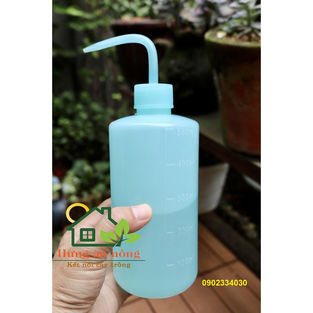 Bình vòi cong 250ml/500ml tưới sen đá xương rồng, cây để bàn văn phòng, bình châm dầu nhớt xe