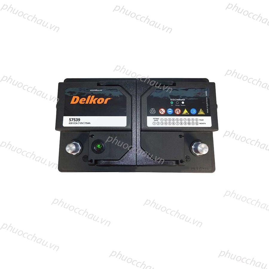 Ắc Quy Delkor DIN 57539 (12V - 75Ah)