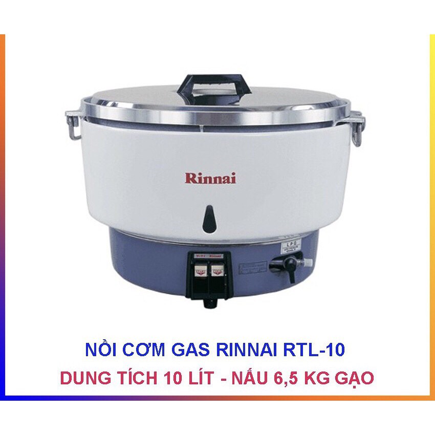 Nồi cơm gas Rinnai RLTR10 - Hàng Chính Hãng