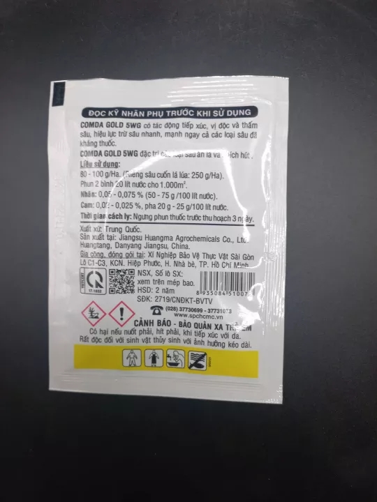 Thuốc trừ sâu Comda Gold 5WG 10g