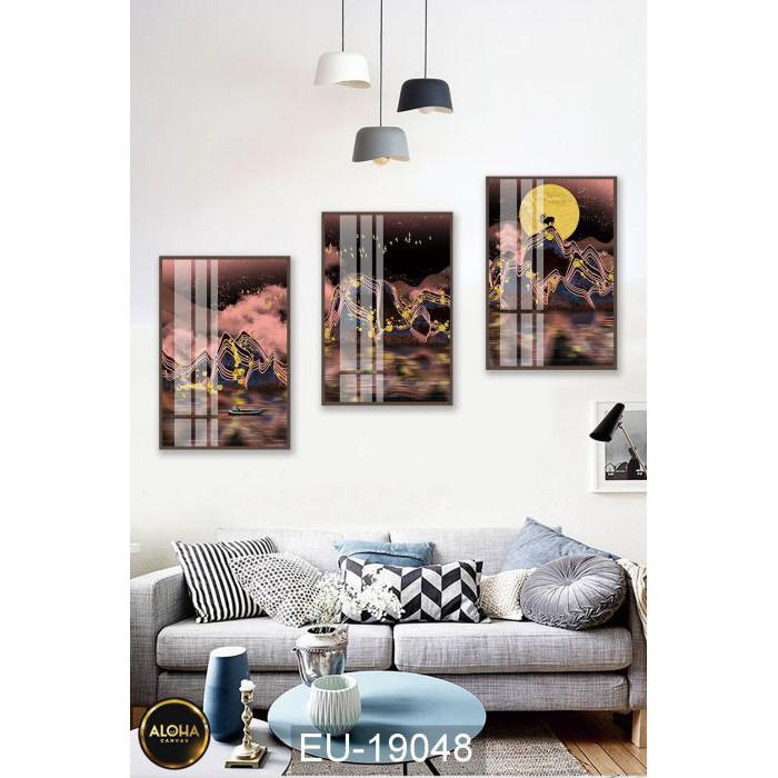 Giá Sock 3 Tranh Canvas Treo Tường Hiện Đại Phòng Bếp Phòng Khách Phòng Ngủ Cầu Thang Giá Rẻ