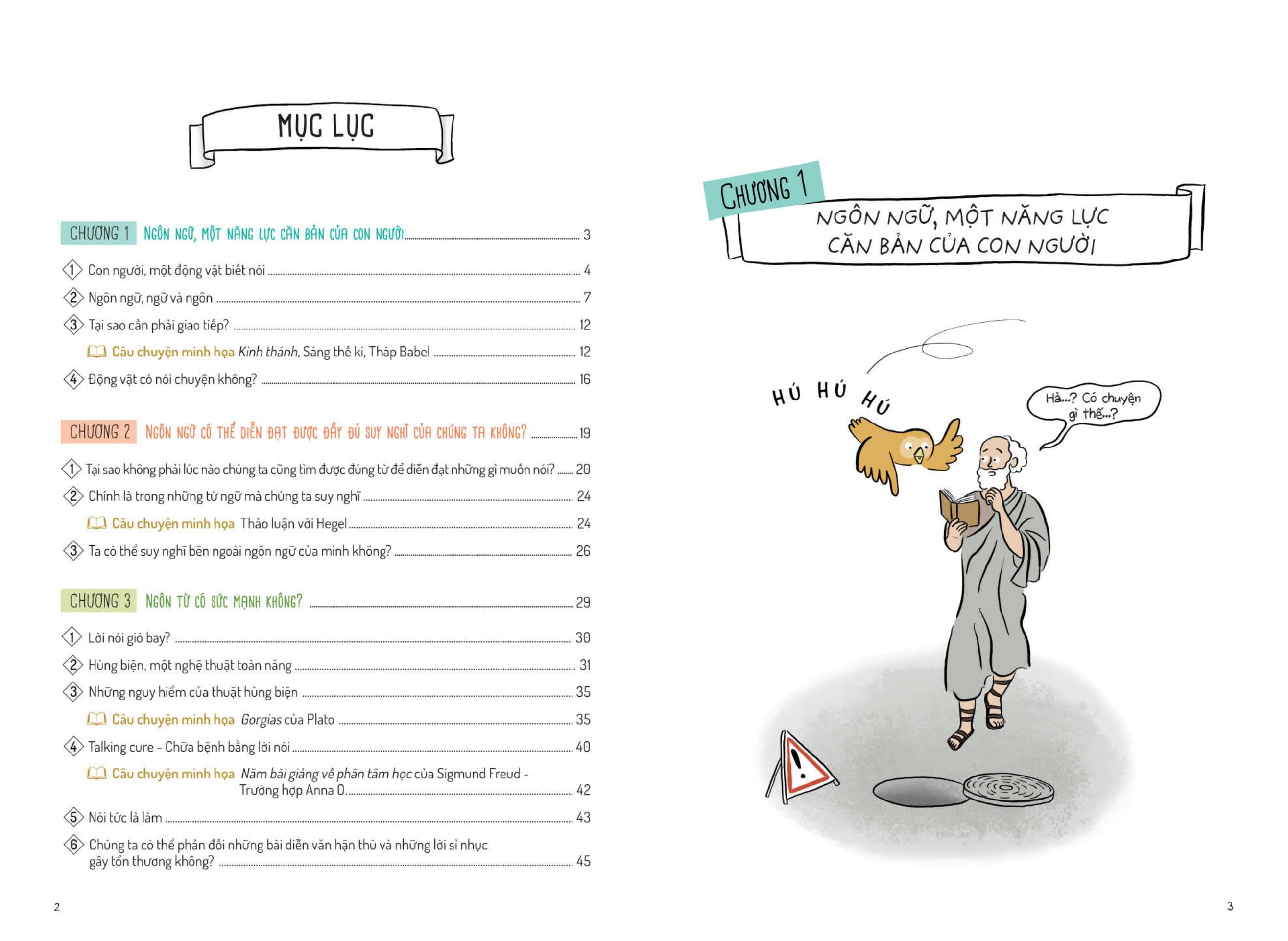 Sách - Triết Học Phổ Thông Bằng Tranh - Ngôn Ngữ