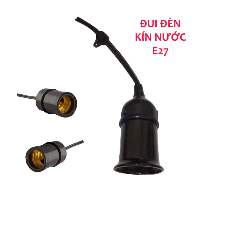 Bộ 5 đuôi đèn kín nước E27