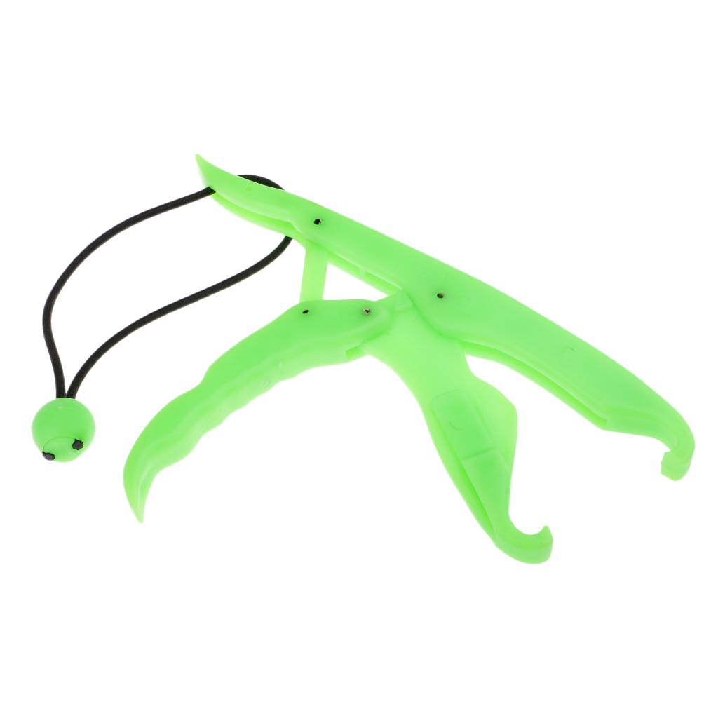 Floating Fish Grip Fishing Lip Grip Gripper Grabber Plier with Lanyard Pink