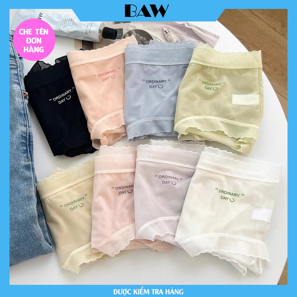 Set 5 quần lót tàng hình cao cấp cho nữ mặc thoáng mát, thương hiệu BAW mã KQA18