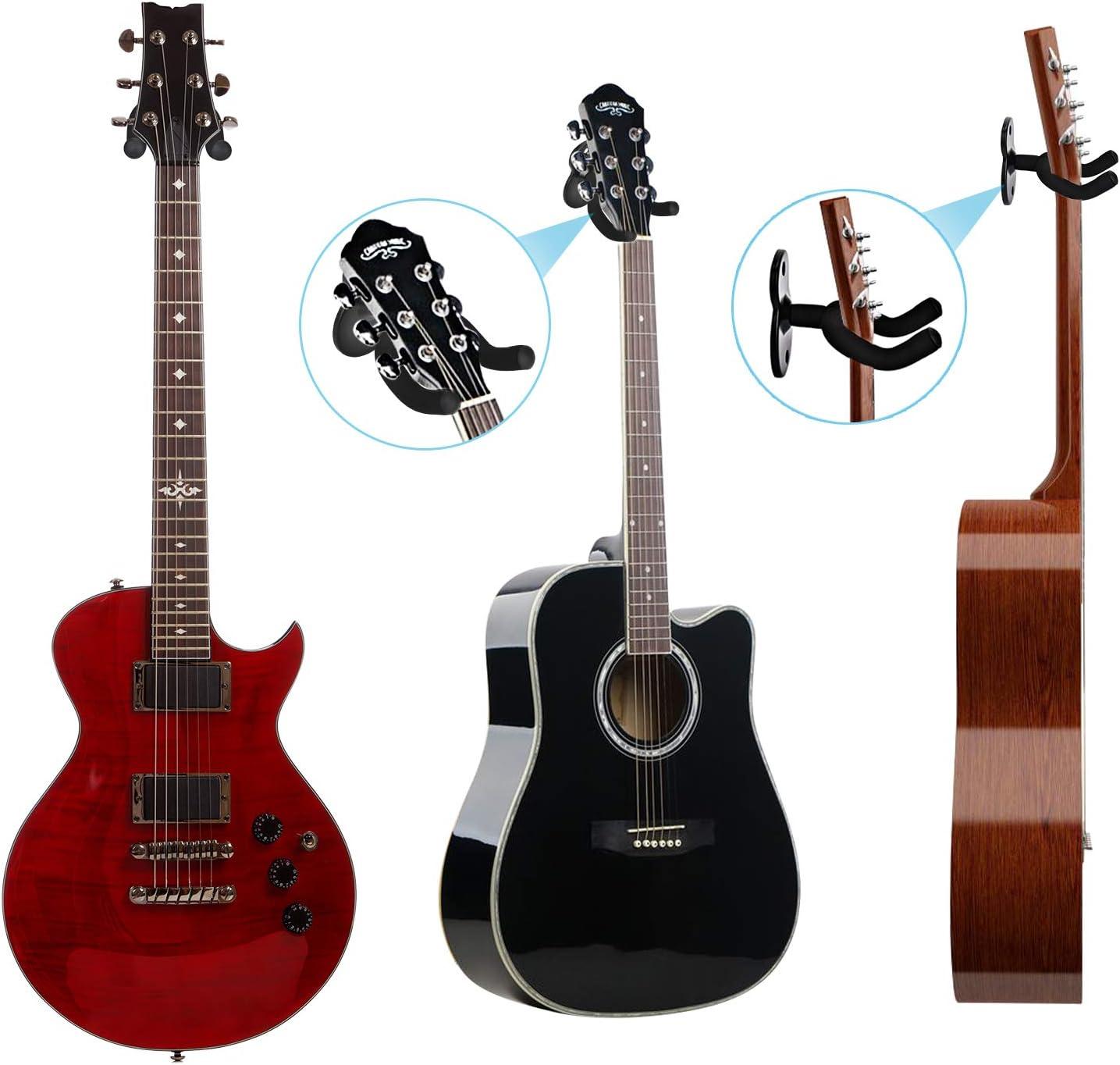 Rất nhiều hỗ trợ guitar 2 bức tường, hỗ trợ tường ukulele, guitar điện, guitar cổ điển, bass, móc guitar tường