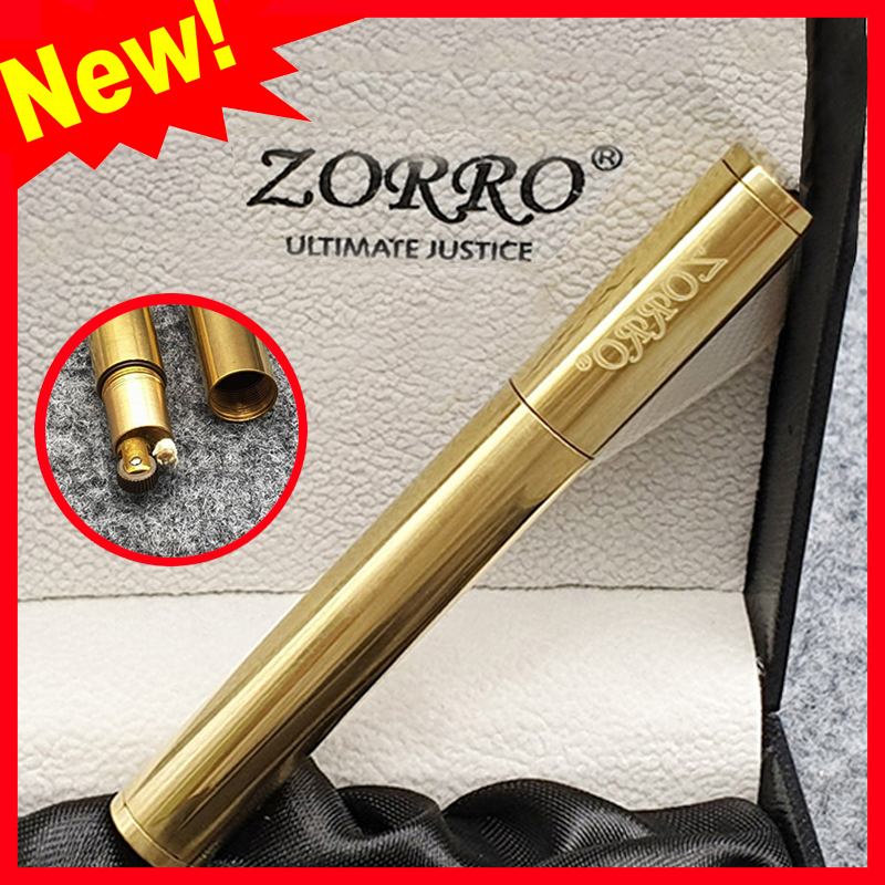 Vỏ Hột Quẹt Bật Lửa Xăng Đá Zorro Z547 Thiết Kế Nhỏ Gọn Tiện Dụng - Dùng Xăng Bấc Đá Cao Cấp