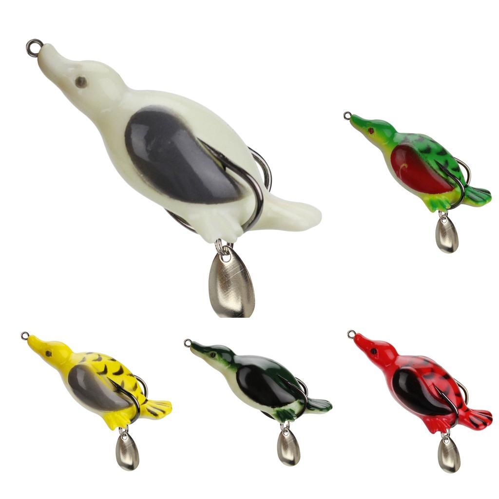 3D Duck Duck Baits with Double Hooks