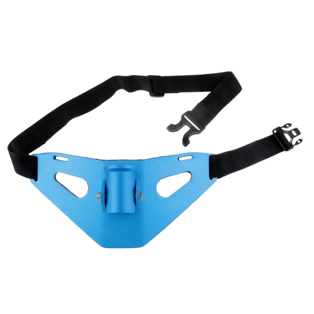 Fishing Fighting Belt Stand-up Heavy Duty Aluminum Gimbal Padded Rod Holder 24 to 40 inches Waist Belt Offshore Tackle Boat