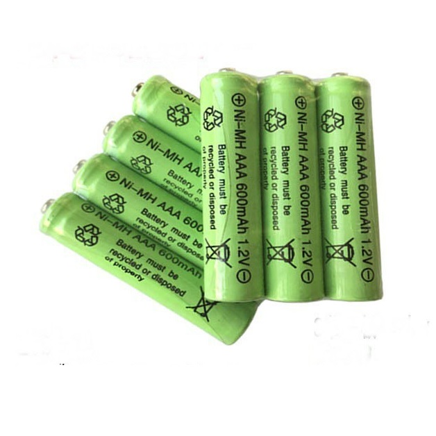 Pin sạc AAA 1.2V 600mah dành cho ô tô điều khiển, khay pin nuôi nguồn