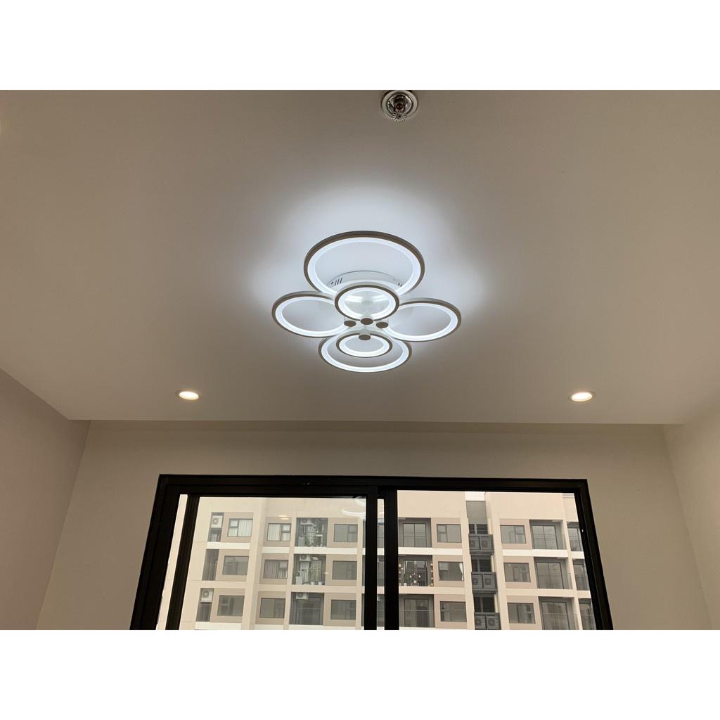 Đèn ốp trần g10, 6 cánh 3 chế độ ánh sáng