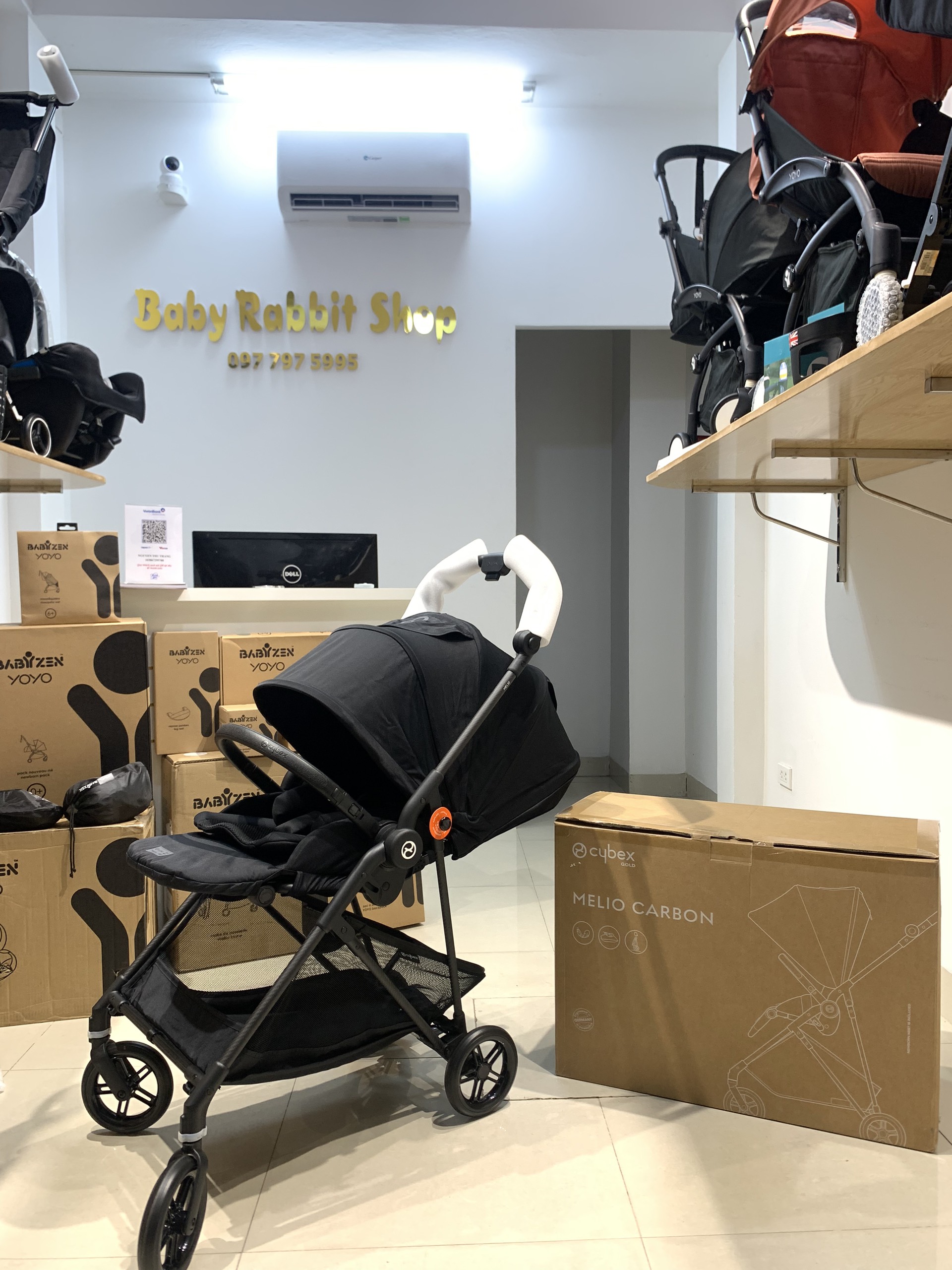 XE ĐẨY GẤP GỌN CYBEX MELIO 3 - Frame Carbon