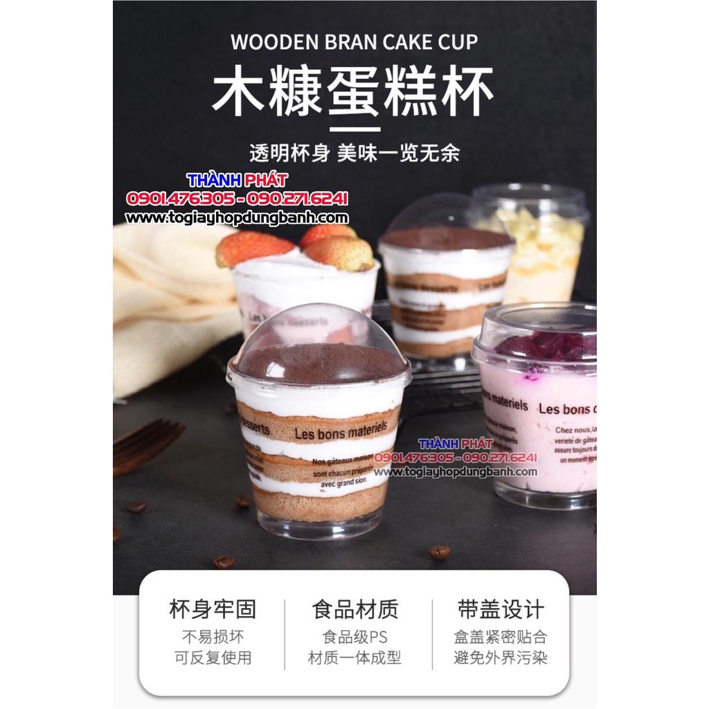 50 Ly mousse tròn nắp cầu LC-7770 có chữ Les bons